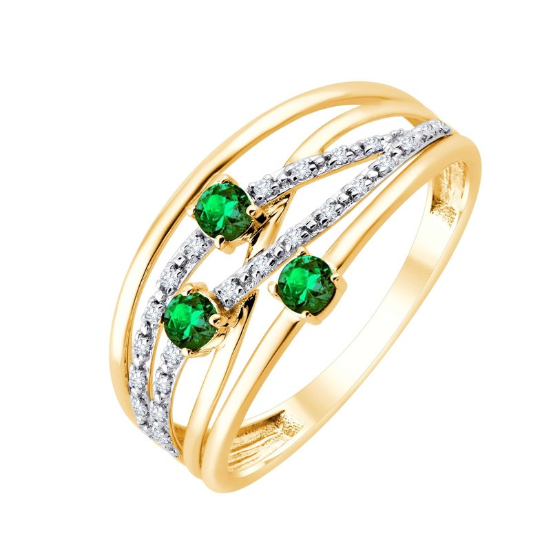 Émeraude et Diamants 0,06ct III