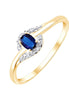 Saphir et Diamants 0,01ct IV