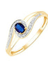 Saphir et diamants 0,02ct III