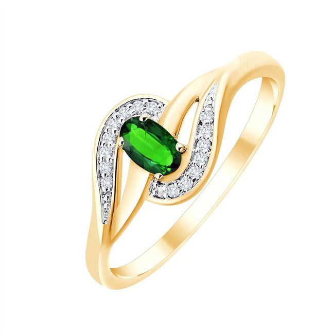 Emerald & Diamonds 0.04ct V
