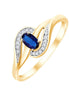 Saphir et Diamants 0,04ct VI