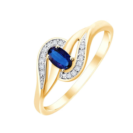 Saphir et Diamants 0,04ct VI