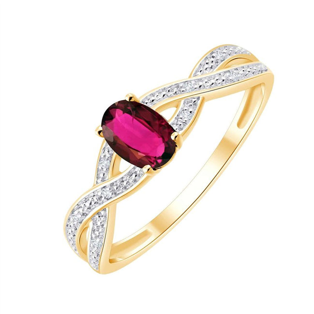 Rubis et diamants 0,01 ct IV