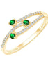 Émeraude & Diamants 0,09ct II