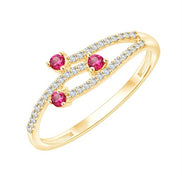 Rubis et Diamants 0,09 ct II