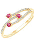 Rubis et Diamants 0,09 ct II