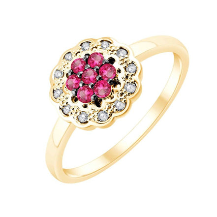 Rubis et Diamants 0,05ct III