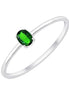Solitaire en pierre précieuse 0,2 ct