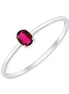 Solitaire serti clos pierre précieuse 0,2 carat I