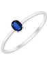 Solitaire clos pierre précieuse 0,2 ct