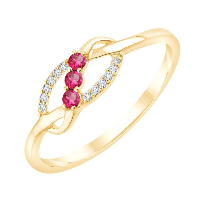 Rubis & Diamants 0,02ct IV