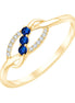 Saphir & Diamants 0,02ct IV