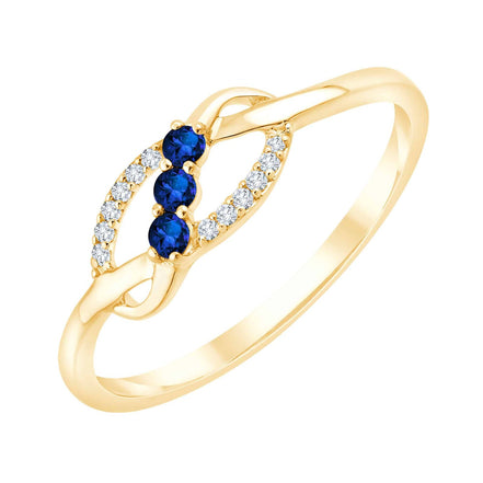 Saphir & Diamants 0,02ct IV