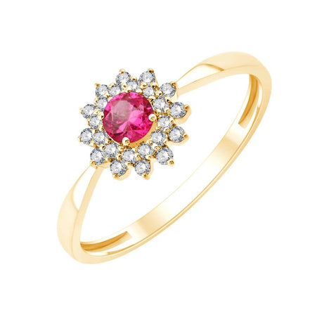Rubis et diamants 0,11ct III