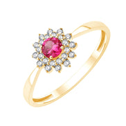 Rubis et diamants 0,11ct III
