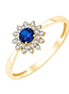 Saphir et Diamants 0,11ct III