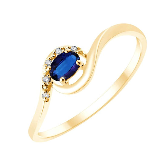 Saphir et Diamants 0,01ct VI