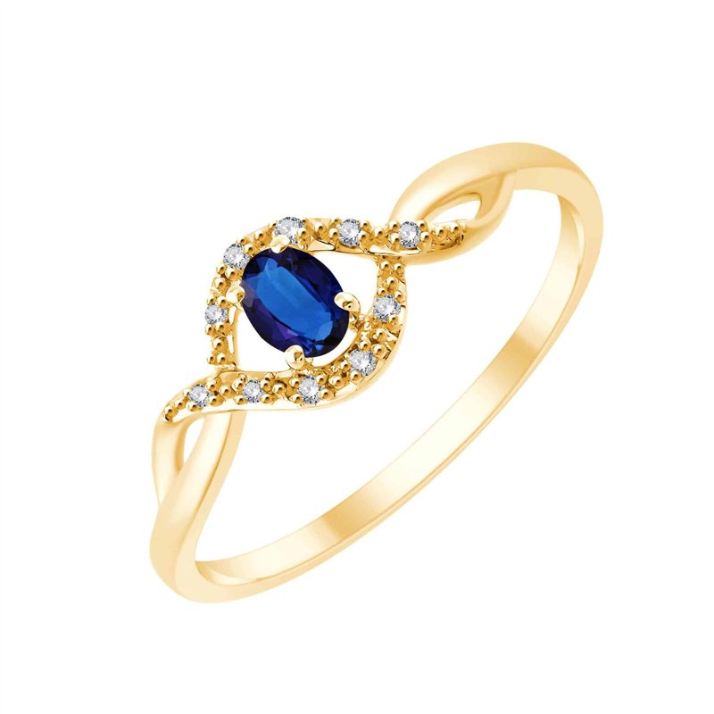 Saphir & Diamants 0,02ct VI