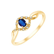 Saphir & Diamants 0,02ct VI