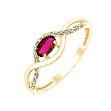 Rubis et Diamants 0,02ct VII