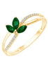 Emerald & Diamonds 0.04ct SI