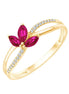 Rubis et Diamants 0,04ct VI