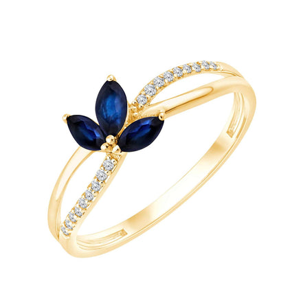 Saphir et Diamants 0,04ct VII