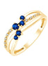 Saphir et Diamants 0,02ct VII