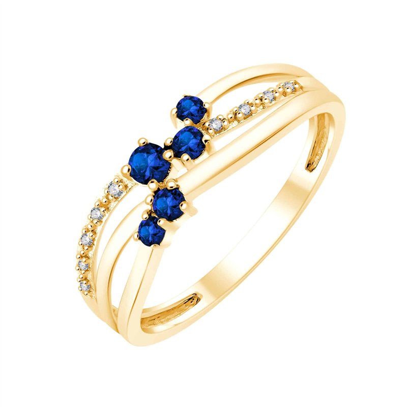 Saphir et Diamants 0,02ct VII