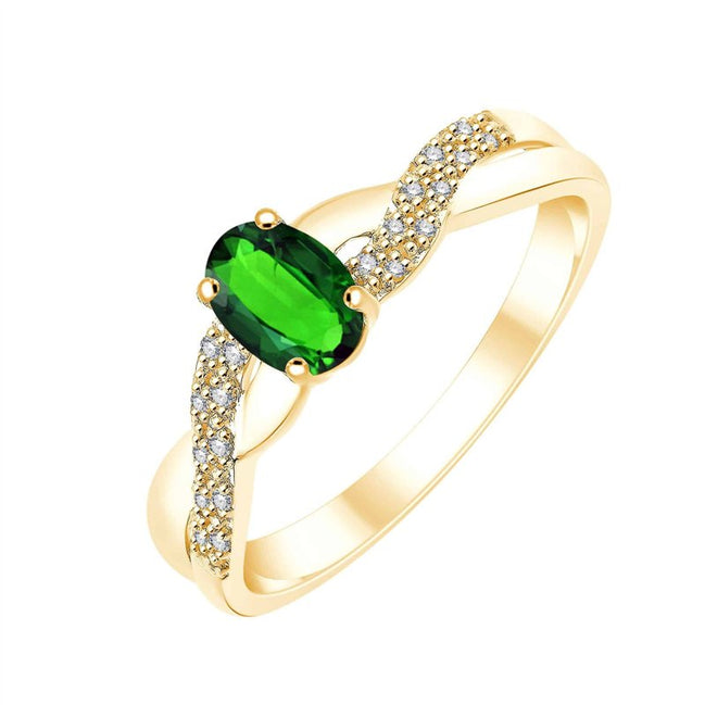 Émeraude & Diamants 0,05ct IV