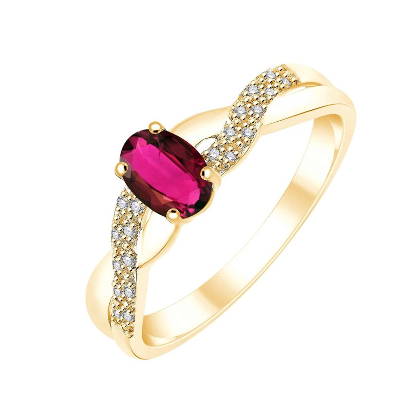 Rubis et Diamants 0,05ct IV