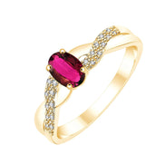 Rubis et Diamants 0,05ct IV