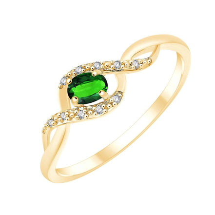 Émeraude & Diamants 0,02ct VIII