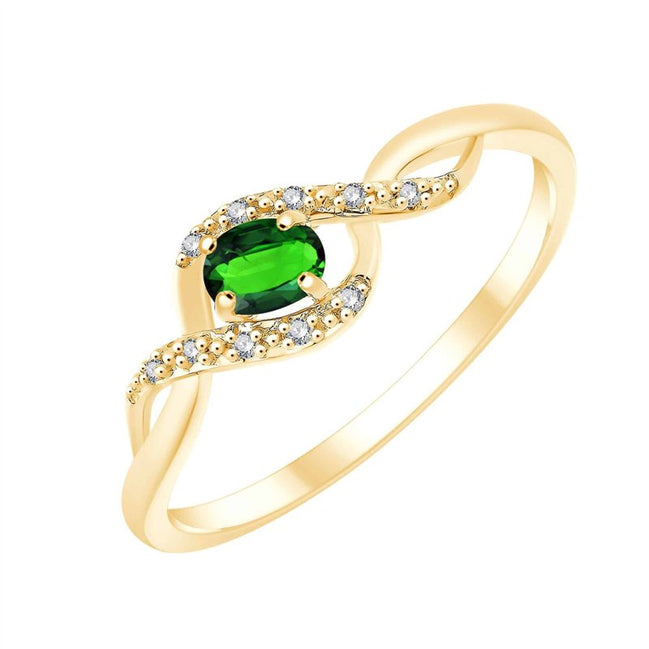 Émeraude & Diamants 0,02ct VIII