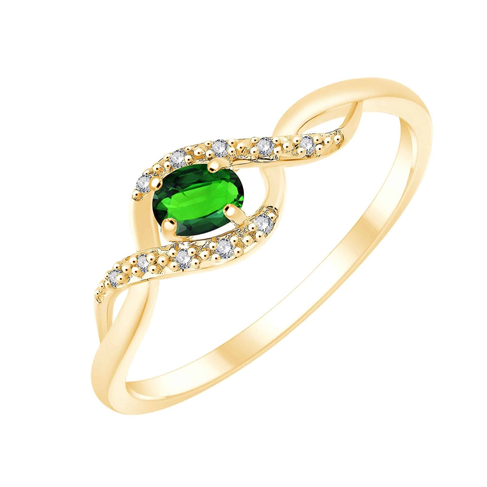 Émeraude & Diamants 0,02ct VIII