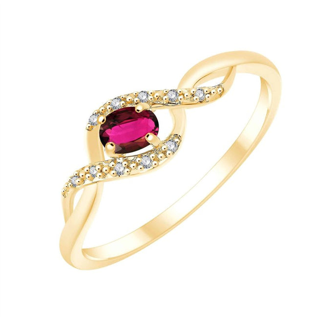 Rubis et Diamants 0,02ct IX