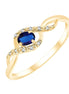 Saphir et Diamants 0,02ct VIII