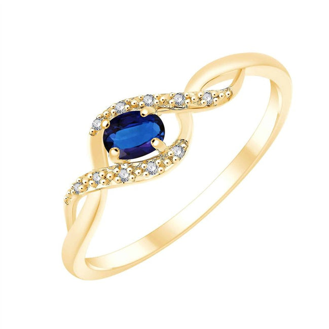Saphir et Diamants 0,02ct VIII