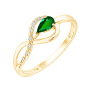 Émeraude et Diamants 0,02ct IX