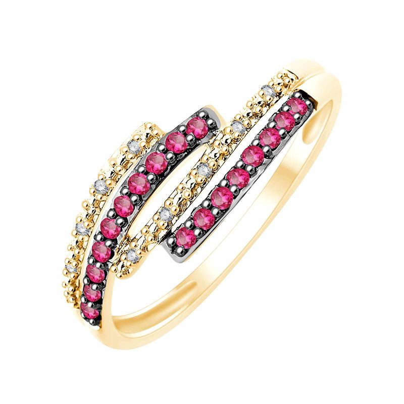 Rubis & Diamants 0,02ct XI