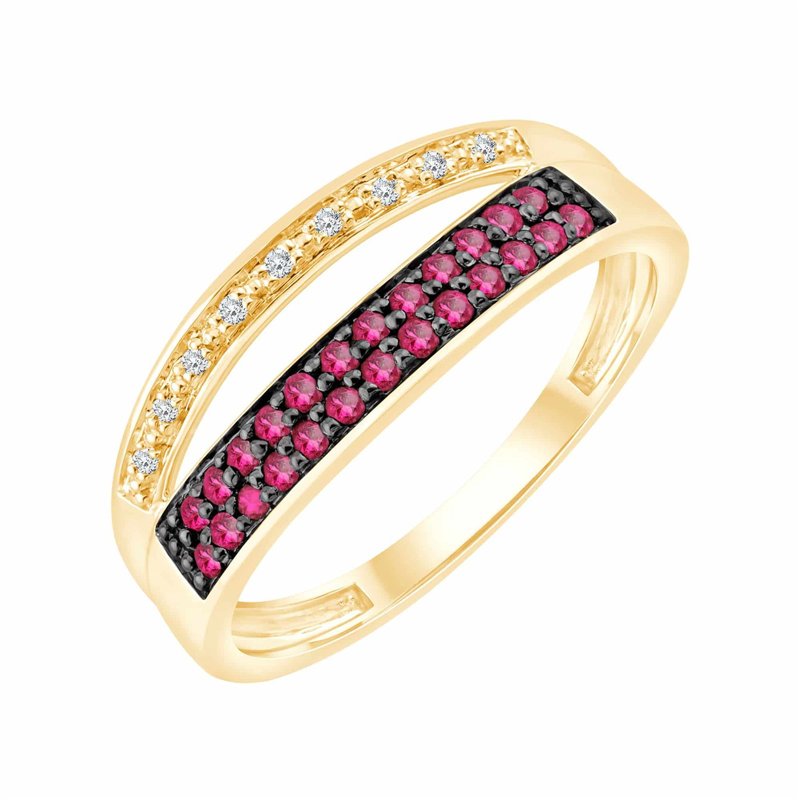 Rubis et Diamants 0,02ct XII