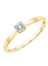 Solitaire Diamant 0,03ct