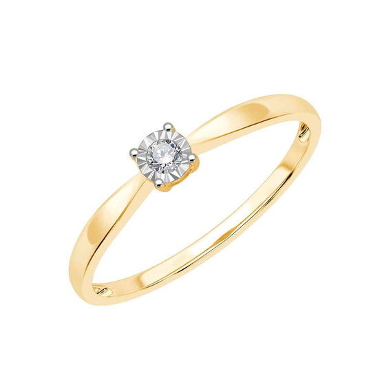 Solitaire Diamant 0,03ct