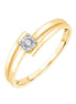 Solitaire Serti Clos Diamant 0,04ct II