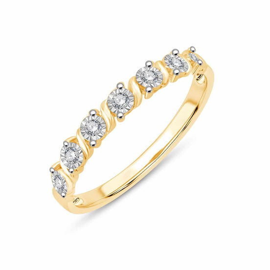 Alliance diamant en or 18 carats