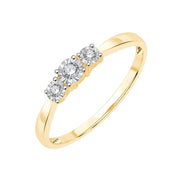 Trilogie Diamant 0,07ct II