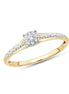 Solitaire Accompagné Diamant 0,07ct III