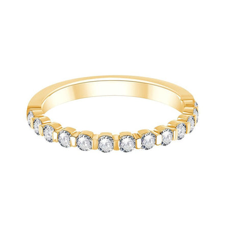 Demi Alliance Serti Clos Diamant 0,5ct III