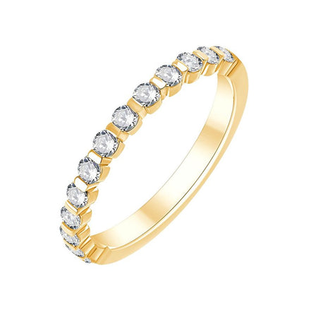 Demi Alliance Serti Clos Diamant 0,5ct III