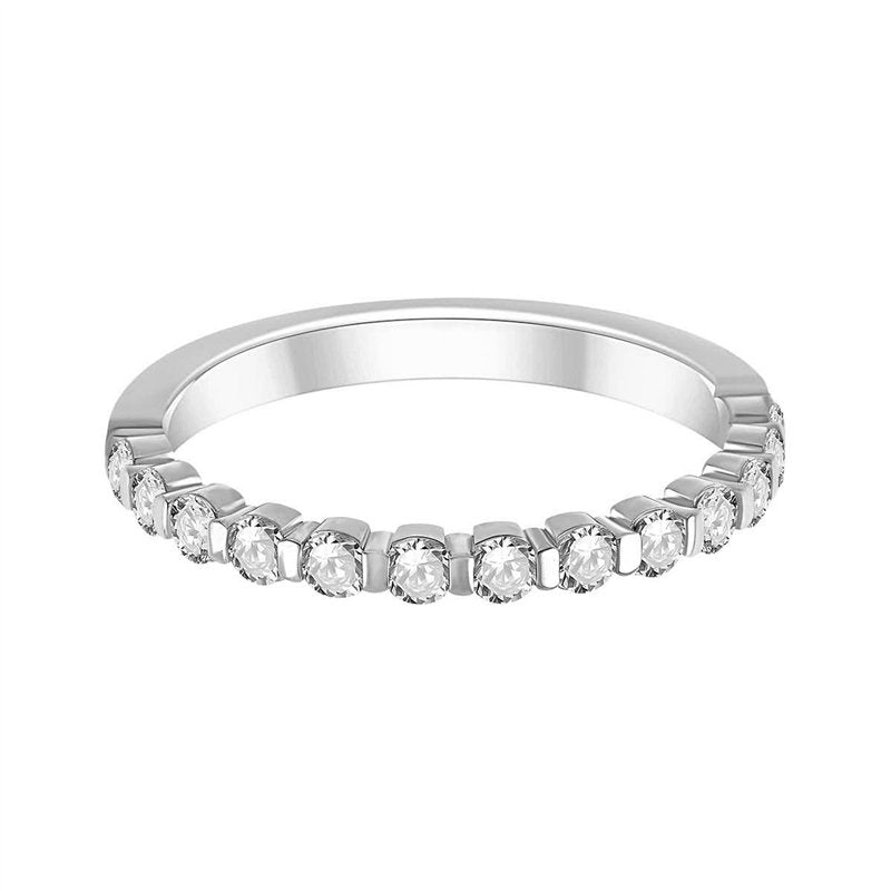 Demi Alliance Serti Clos Diamant 0,5ct III
